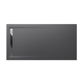 Roca Aquos Brodzik prostokątny 200 x 100 cm syfon w komplecie szary łupek (AP6017D03E801200)