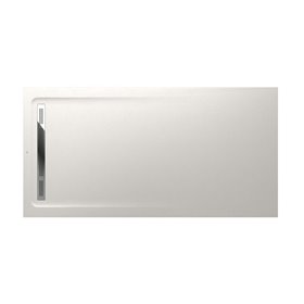 Roca Aquos Brodzik prostokątny 200 x 100 cm syfon w komplecie onyks (AP6017D03E801640)