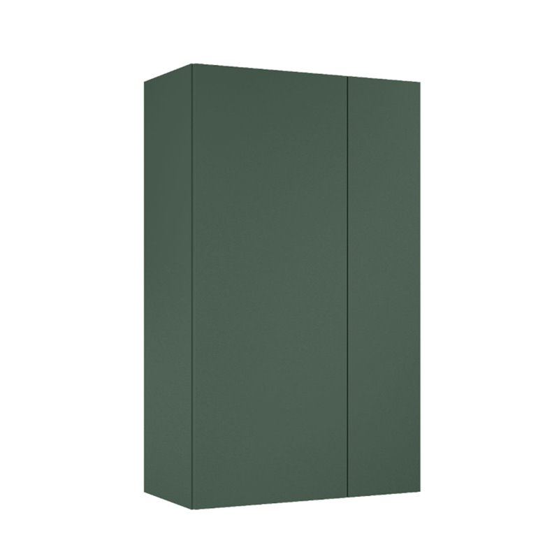Roca Extra szafka wisząca niska z 2 drzwiami standard 60 cm zielony mat (A857961534)