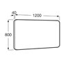 Roca Luna Lustro w ramie 120X80 cm (A812416000)