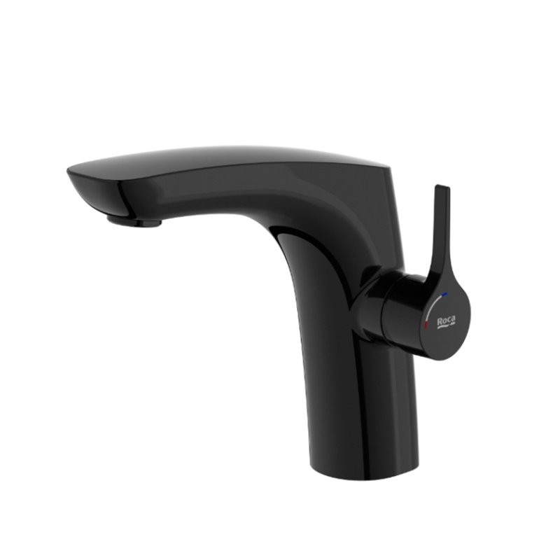 Roca Insignia Bateria umywalkowa sztorcowa z Cold Start PVD Titanium Black (A5A3B3ACN0)