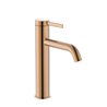 Roca Ona Jednouchwytowa bateria umywalkowa sztorcowa medium z korkiem click-clack Rose Gold (A5A3C9ERG0)