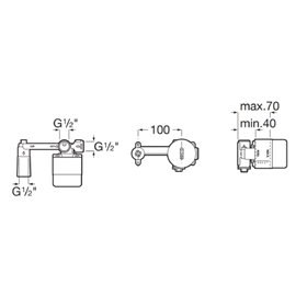 Roca Element podtynkowy do montażu baterii umywalkowej podtynkowej PVD Rose Gold (A5252206RG)