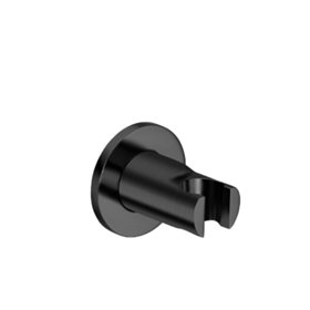 Roca Uchwyt punktowy ścienny słuchawki prysznicowej okrągły PVD Brushed Titanium Black (A5B1350NM0)