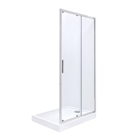 Roca Town-N Drzwi prysznicowe przesuwane 2-częściowe do wnęki z powłoką MaxiClean 130 cm (AMP2813012M)