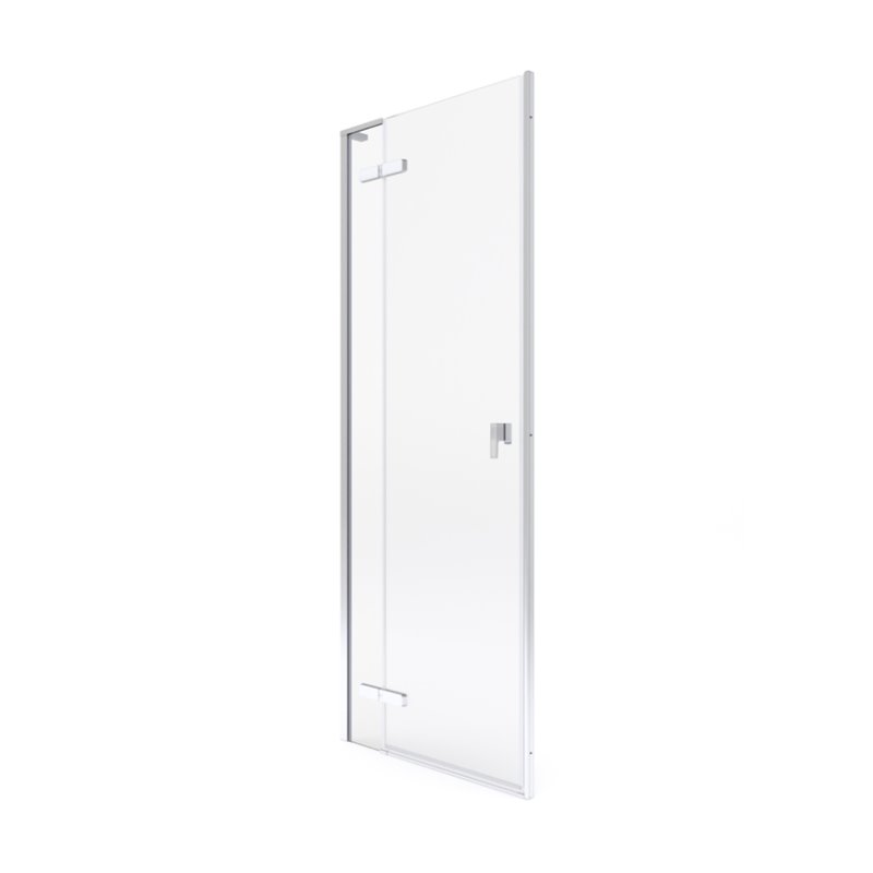 Roca Metropolis-N Drzwi skrzydłowe z polem stałym z powłoką MaxiClean Chrom 130 cm (AMP0813012M)