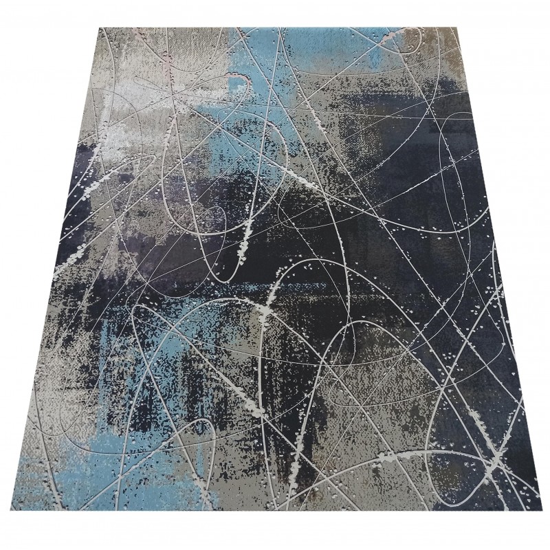 Afribano Dywan nowoczesny do prania Horeca New 200 - wielokolorowy 60 x 100 cm (HNEW-200-60X100)