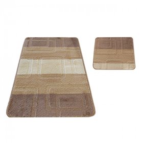 Afribano Komplet łazienkowy Montana 04N - beżowy Komplet (MONT-04N-BEIGE)