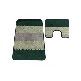 Afribano Komplet łazienkowy z wycięciem pod toaletę Montana Kleopatra - Komplet (MONTU-KLEOPATRA-HGRN)