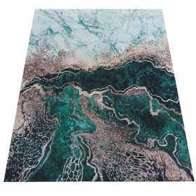 Afribano Dywan nowoczesny do prania Horeca New 111 - zielony 120 x 180 cm (HNEW-111-GRN-120X180)