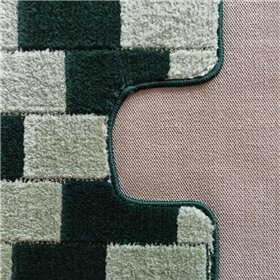 Afribano Komplet łazienkowy Montana z wycięciem Bornova XL - zielony Komplet (MONTU-BORN-GREEN)