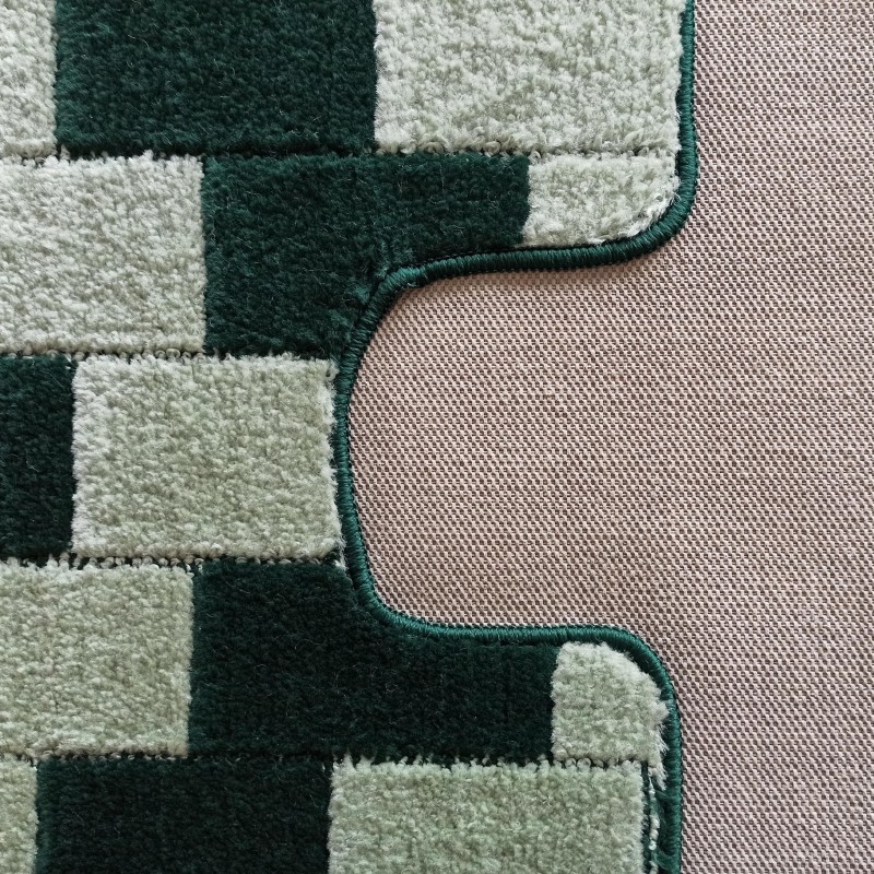 Afribano Komplet łazienkowy Montana z wycięciem Bornova XL - zielony Komplet (MONTU-BORN-GREEN)