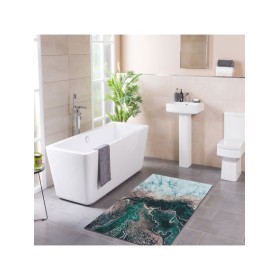 Afribano Dywan nowoczesny do prania Horeca New 111 - zielony 80 x 150 cm (HNEW-111-GRN-80X150)