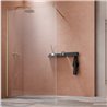 Vixor Gler 10 W1 Kabina Walk-In Złoty szczotkowany W1 125 cm (N08-51125-99-01)