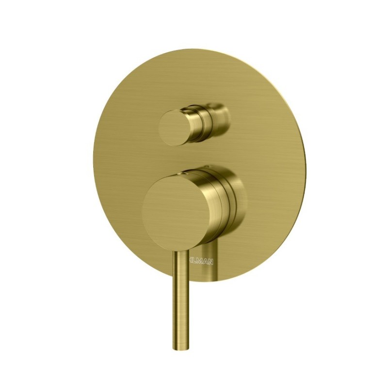 Kohlman Axel Brushed Gold Bateria wannowa podtynkowa (QW210AGDB)