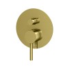 Kohlman Axel Brushed Gold Bateria wannowa podtynkowa (QW210AGDB)