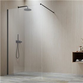 Vixor Gler 6 W1 Kabina Walk-In Czarny mat W1 120 cm (N06-51120-54-01)