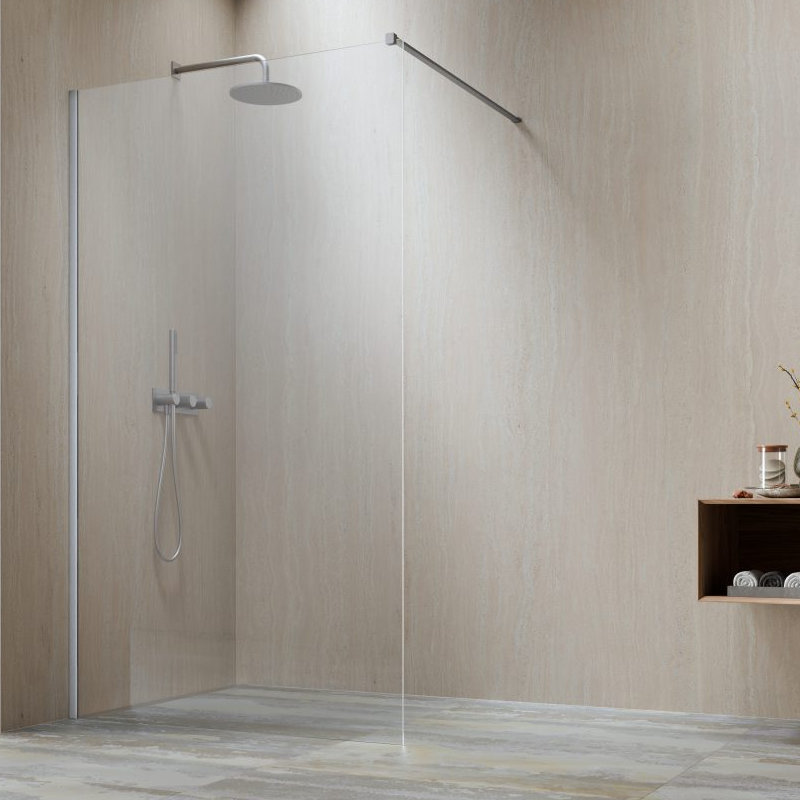 Vixor Gler 6 W1 Kabina Walk-In Nikiel szczotkowany W1 100 cm (N06-51100-91-01)