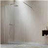 Vixor Gler 6 W1 Kabina Walk-In Nikiel szczotkowany W1 110 cm (N06-51110-91-01)