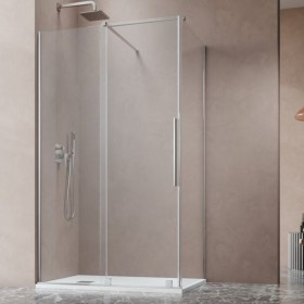 Vixor Milo 8 Kabina prysznicowa prostokątna prawa chrom błyszczący 110x70 cm (N05-24572-01-01R+N05-80530-00-01+N05-60070-00-01)
