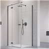 Vixor Sona 6 Kabina prysznicowa kwadratowa prawa GunMetal szczotkowany 100x100 cm (N01-24100-92-01R+N01-60100-00-01)