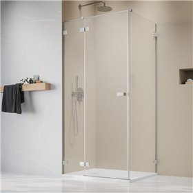 Vixor Sona 6 Lite Kabina prysznicowa prostokątna prawa Chrom błyszczący 110x70 cm (N02-24110-01-01R+N02-60070-00-01)