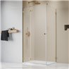 Vixor Sona Lite 6 Lite Kabina prysznicowa prostokątna prawa Złoty szczotkowany 110x70 cm (N02-24110-99-01R+N02-60070-00-01)