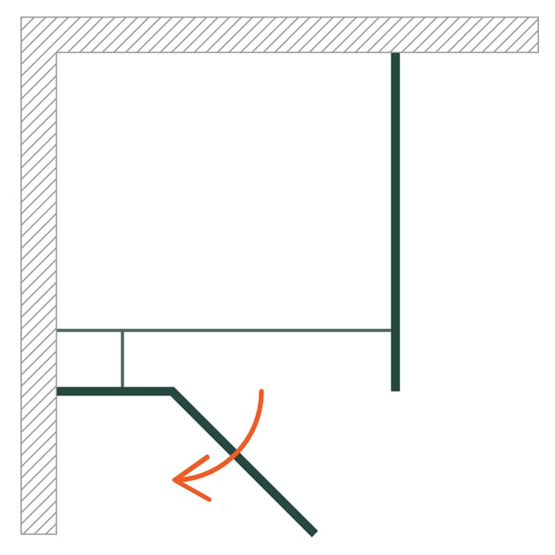 Vixor Sona Lite 6 Lite Kabina prysznicowa prostokątna prawa Nikiel szczotkowany 90x120 cm (N02-24090-91-01R+N02-60120-00-01)