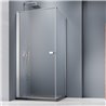 Vixor Vesa 8 CW1 Kabina prysznicowa prostokątna prawa Chrom 80x90 cm (N10-23080-01-01R+N10-60090-00-01)