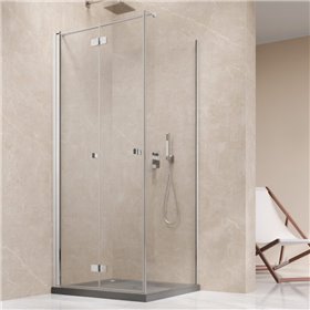 Vixor Vesa 6 CF1 Kabina prysznicowa prostokątna lewa Chrom 100x75 cm (N09-25100-01-01L+N09-60075-00-01)