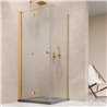 Vixor Vesa 6 CF1 Kabina prysznicowa prostokątna lewa Złoty 90x100 cm (N09-25090-09-01L+N09-60100-00-01)