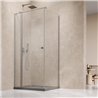 Vixor Vesa 6 CG1 Kabina prysznicowa prostokątna lewa Nikiel szczotkowany 110x75 cm (N09-24110-91-01L+N09-60075-00-01)