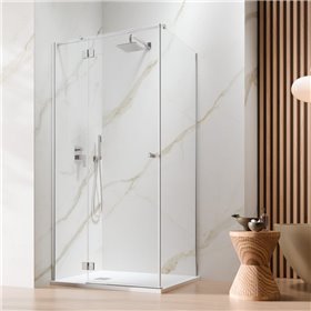 Vixor Mida 6 CG1 Kabina prysznicowa prostokątna lewa Chrom błyszczący 90x110 cm (N12-24090-01-01L+N12-60110-00-01)