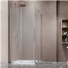 Vixor Milo 8 CG2 Kabina prysznicowa prostokątna narożna chrom 110Lx90P cm (N05-21110-01-01L+N05-21090-01-01R)