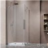 Vixor Milo 8 CG2 Kabina prysznicowa prostokątna nikiel szczotkowany 120Lx90P cm (N05-21120-91-01L+N05-21090-91-01R)