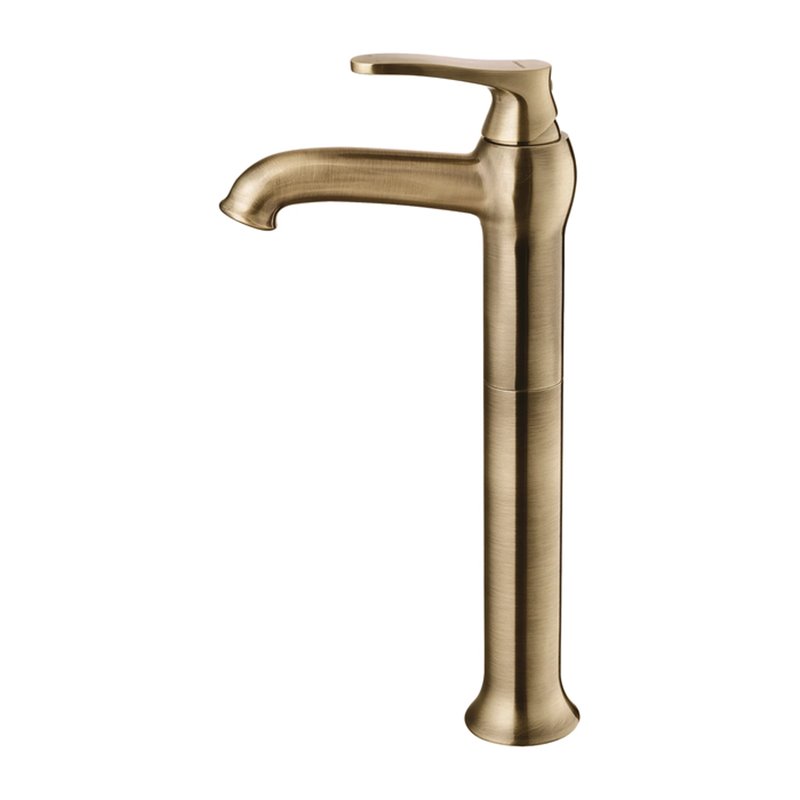 Omnires Art Deco bateria umywalkowa wysoka brąz antyczny szczotkowany (AD5112BR)