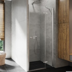 New Trendy Kalibra Drzwi wnękowe 1D Lewe 120x195 szkło czyste 6mm Active Shield (D-1005A)