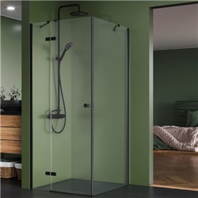 New Trendy Kalibra Kabina prysznicowa 1D prostokątna Lewa 80x100x195 cm szkło czyste Active Shield (K-5044)