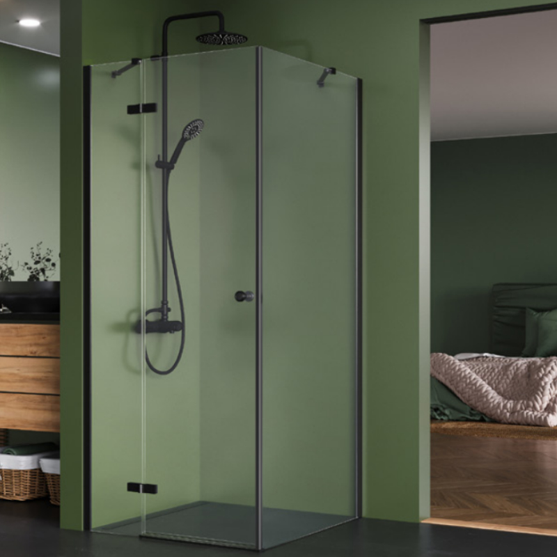 New Trendy Kalibra Kabina prysznicowa 1D prostokątna Lewa 90x70x195 cm szkło czyste Active Shield (K-5045)