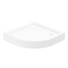 New trendy Brodzik półokrągły R55 80x80x16 gł. 5cm kompaktowy (BL-0007)