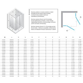 New Trendy Eventa Gold Brushed Kabina prysznicowa 2D prostokątna 100x120x200 cm Active Shield 2.0 (EXK-8315)