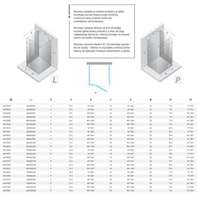 New Trendy Eventa Gold Brushed Kabina prysznicowa 1D prostokątna przyścienna Lewa 120x100 Active Shield 2.0 (EXK-8366)