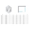 New Trendy Eventa Gold Brushed Kabina prysznicowa U 150x90x200 cm Active Shield 2.0 (EXK-8437)