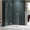 New Trendy Avexa Nickel Brushed Kabina prysznicowa 1D prostokątna Lewa 120x110x200 cm Active Shield 2.0 (EXK-8499)