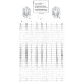 New Trendy Avexa Nickel Brushed Kabina prysznicowa 1D prostokątna Prawa 90x100x200 cm Active Shield 2.0 (EXK-8510)