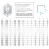 New Trendy Avexa Nickel Brushed Kabina prysznicowa 2D prostokątna 100x110x200 cm Active Shield 2.0 (EXK-8544)
