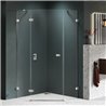 New Trendy Avexa Nickel Brushed Kabina prysznicowa 1D pięciokątna P 80x80x200 cm Active Shield 2.0 (EXK-8557)