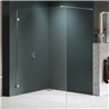 New Trendy Avexa Nickel Brushed Kabina prysznicowa walk-in 120x200 cm Active Shield 2.0 (EXK-8641)
