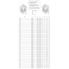 New Trendy Avexa Nickel Brushed Kabina prysznicowa 1D kwadratowa Prawa 120x120x200 cm z wieszakiem (EXK-8715)