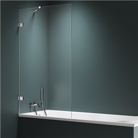 New Trendy Avexa Nickel Brushed Parawan nawannowy U 90x150 cm 6mm (EXK-8742)